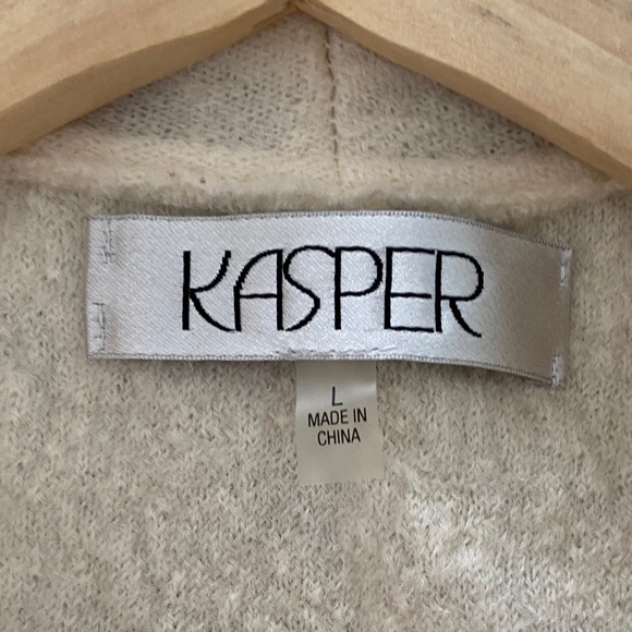 Kasper Open Front Wool Blazer - Picture 3 of 4